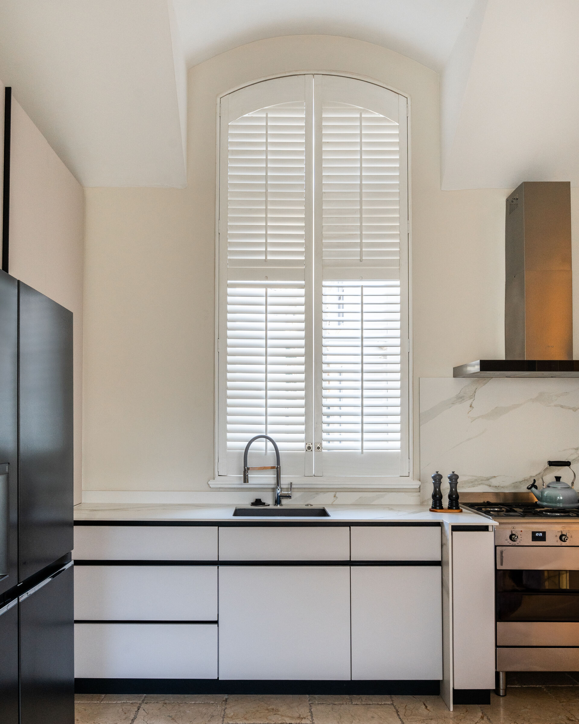 Sandhurst Residence — scullery with fitted cabinetry, designed, manufactured and installed by The Kitchen Studio.