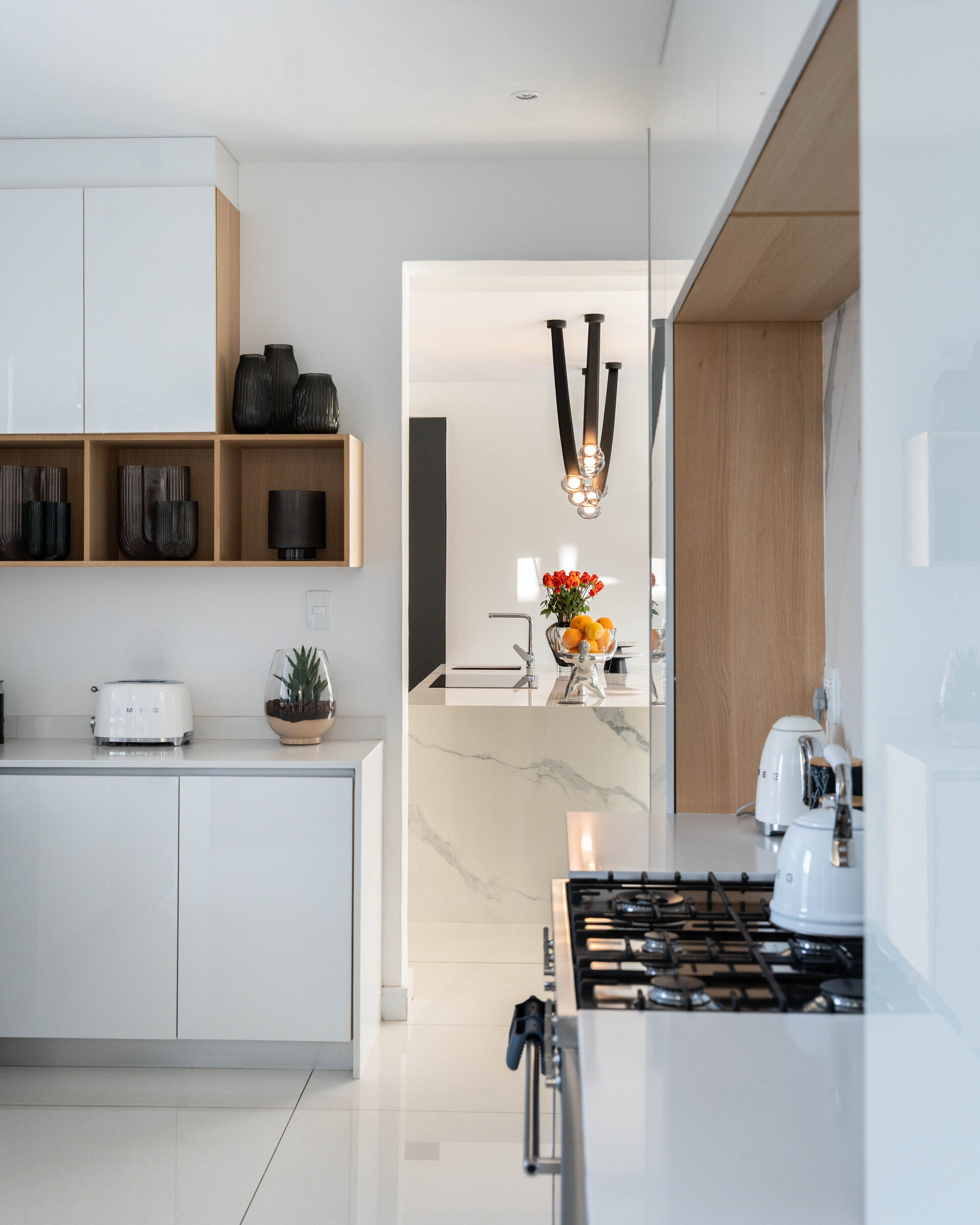 Hartbeespoort Residence — kitchen and scullery, designed, manufactured and installed by The Kitchen Studio.