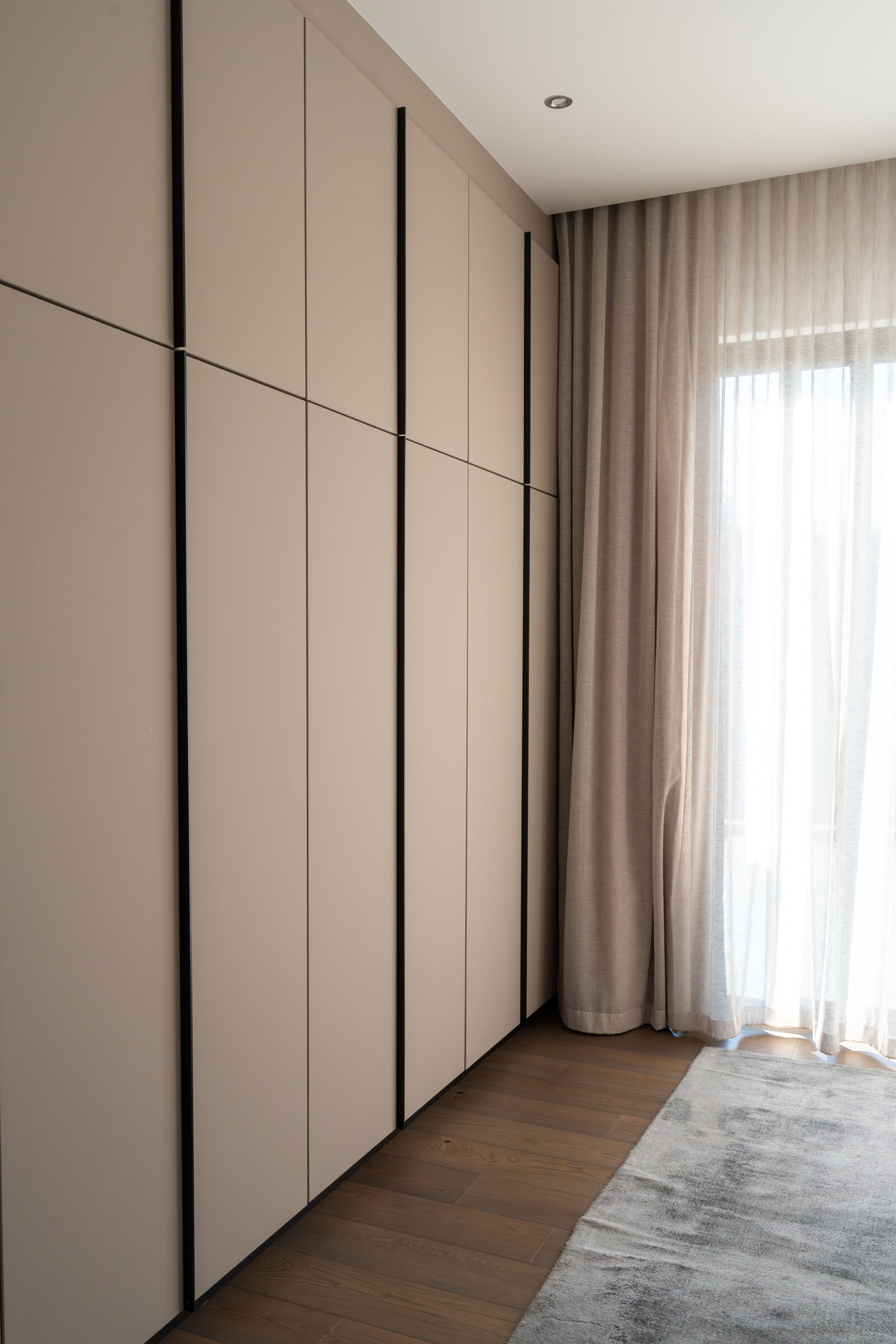 Westcliff Residence — fitted wardrobes, designed, manufactured and installed by The Kitchen Studio.