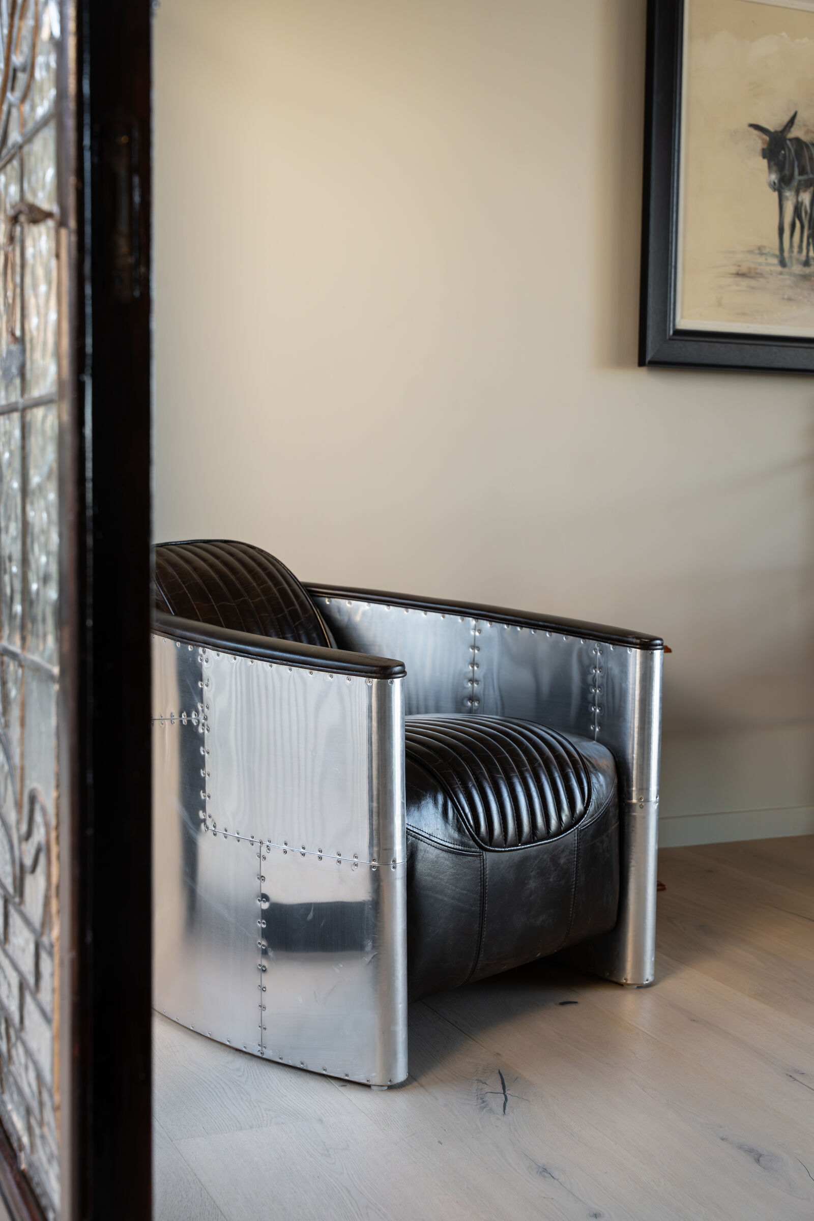 Northcliff Residence — fireplace joinery detail, designed, manufactured and installed by The Kitchen Studio.