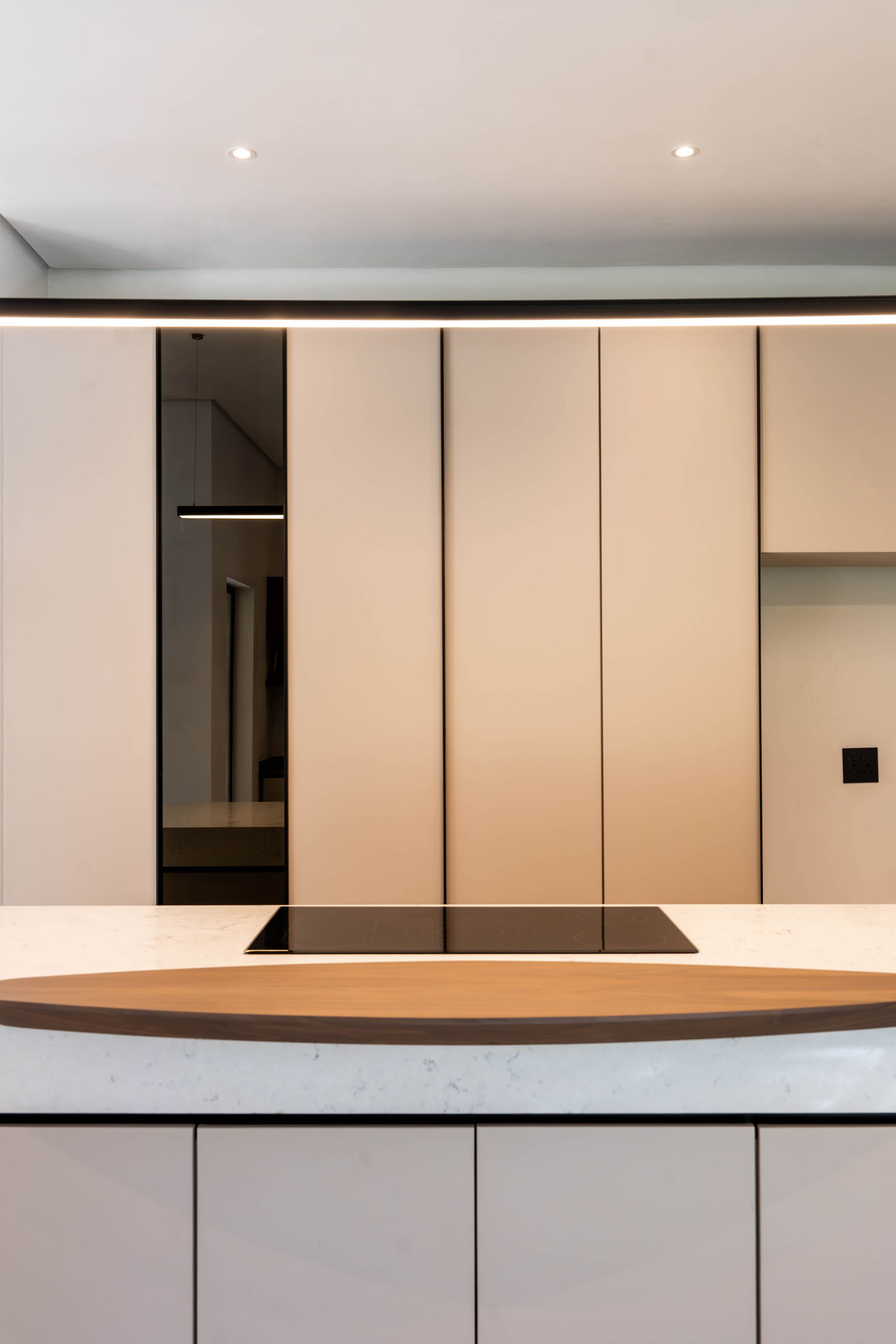 Greenside Residence — kitchen cabinetry detail, designed, manufactured and installed by The Kitchen Studio.