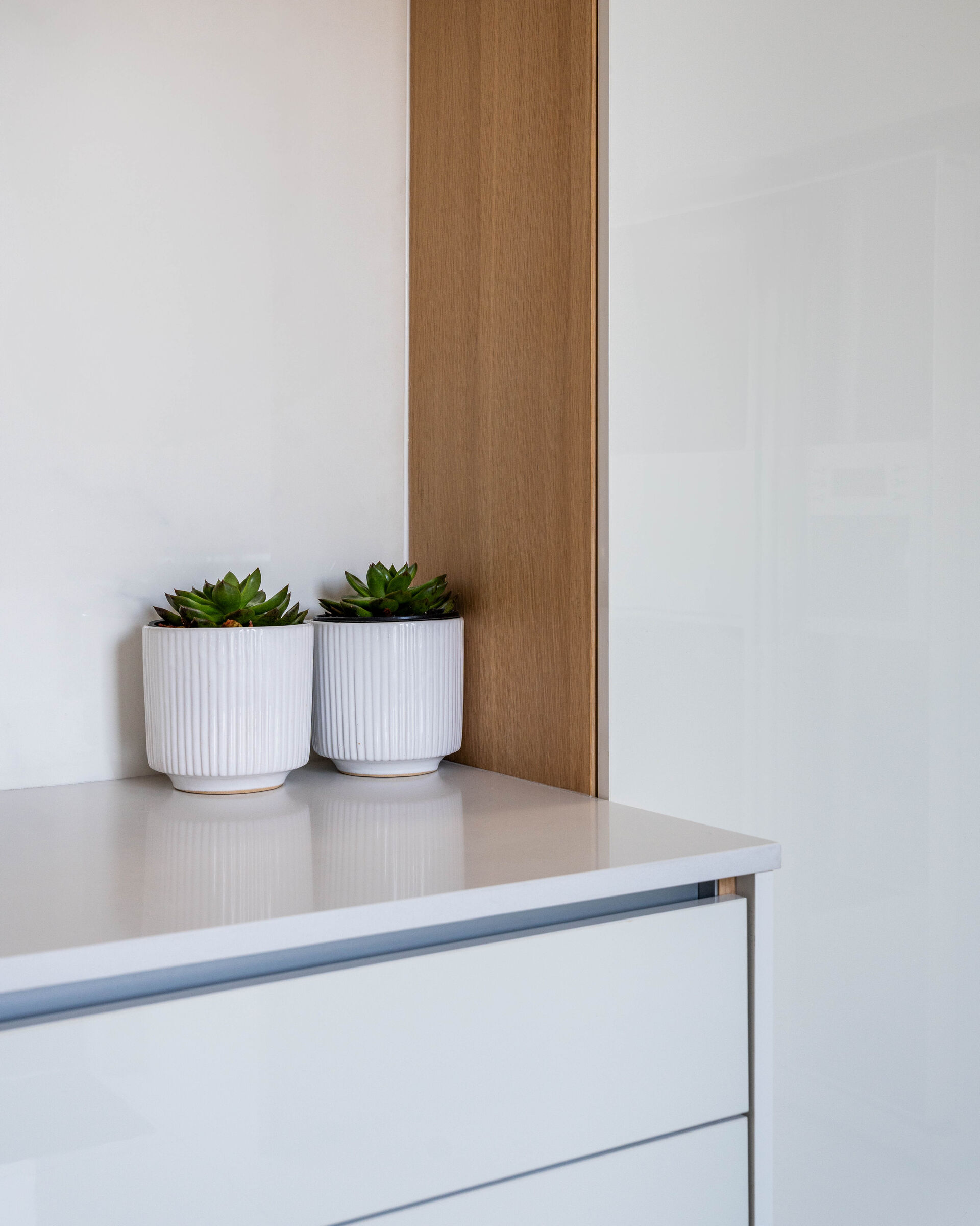 Hartbeespoort Residence — island end detail, designed, manufactured and installed by The Kitchen Studio.